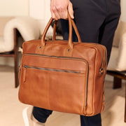Tacama Full-Grain Leather Laptop Bag da Donna – Vista prodotto alternativa 2