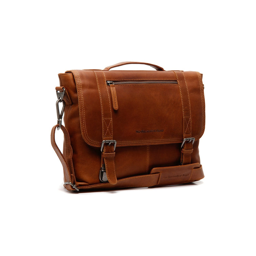 Veneto Full-Grain Leather Laptop Bag da Donna