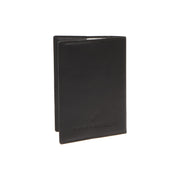 Dettaglio ravvicinato of Classic Collar &amp; Heavy-Duty Zipper Hardware on Leather Passport Case da Donna