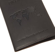 Tailored Rib Cuffs &amp; Hem Craftsmanship Construction Detail on Leather Passport Case da Donna