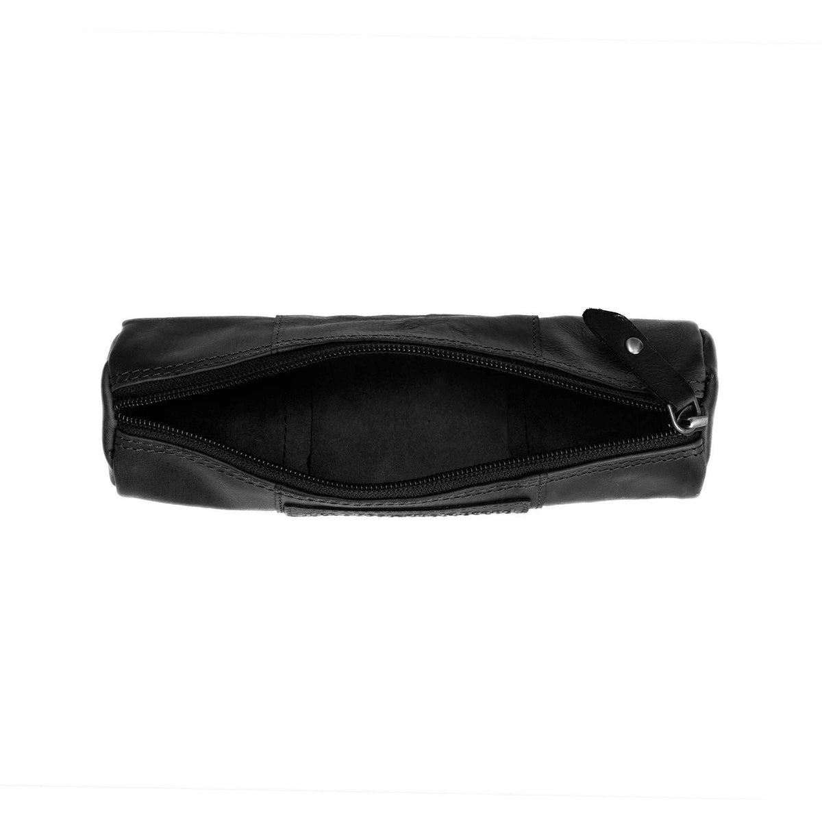 Classic 100% Full-Grain leather Goods - Vista posteriore Showing Tailored Shoulder Fit &amp; Clean Hemline
