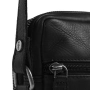 
Tailored Rib Cuffs & Hem Craftsmanship Construction Detail on Hamilton Pelle Pieno Fiore Phone Bag