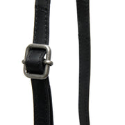 Tailored Rib Cuffs &amp; Hem Craftsmanship Construction Detail on Langley Full-Grain Leather Phone Bag da Donna
