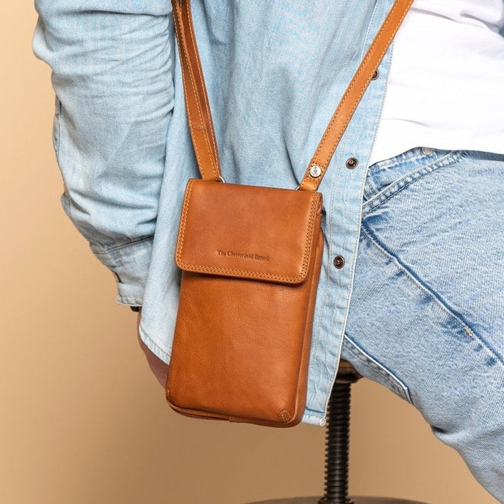Langley Full-Grain Leather Phone Bag da Donna – Vista prodotto alternativa 2