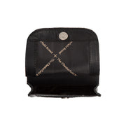 Dettaglio ravvicinato of Classic Collar &amp; Heavy-Duty Zipper Hardware on Nebra Full-Grain Leather Phone Bag da Donna