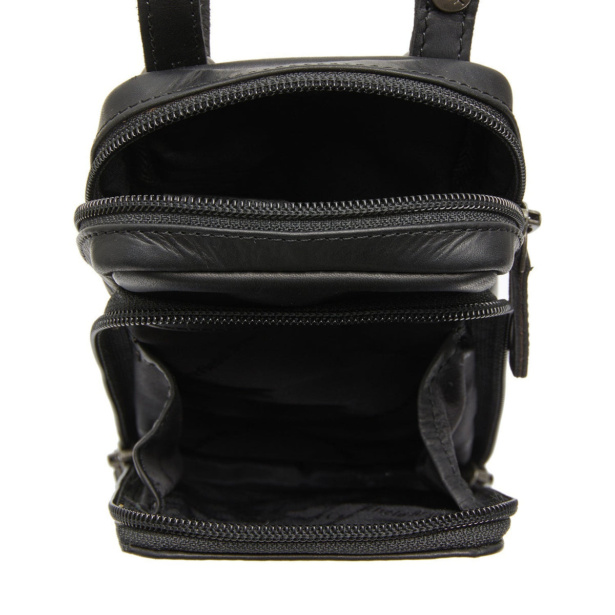 Vista interna Showing Quilted Viscose Lining &amp; Dual Inside Utility Storage Pockets