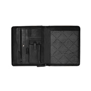 Classic 100% Full-Grain leather Goods - Vista posteriore Showing Tailored Shoulder Fit &amp; Clean Hemline