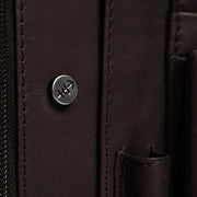 Brown Leather Portfolio Barnet da Donna, detail view 1