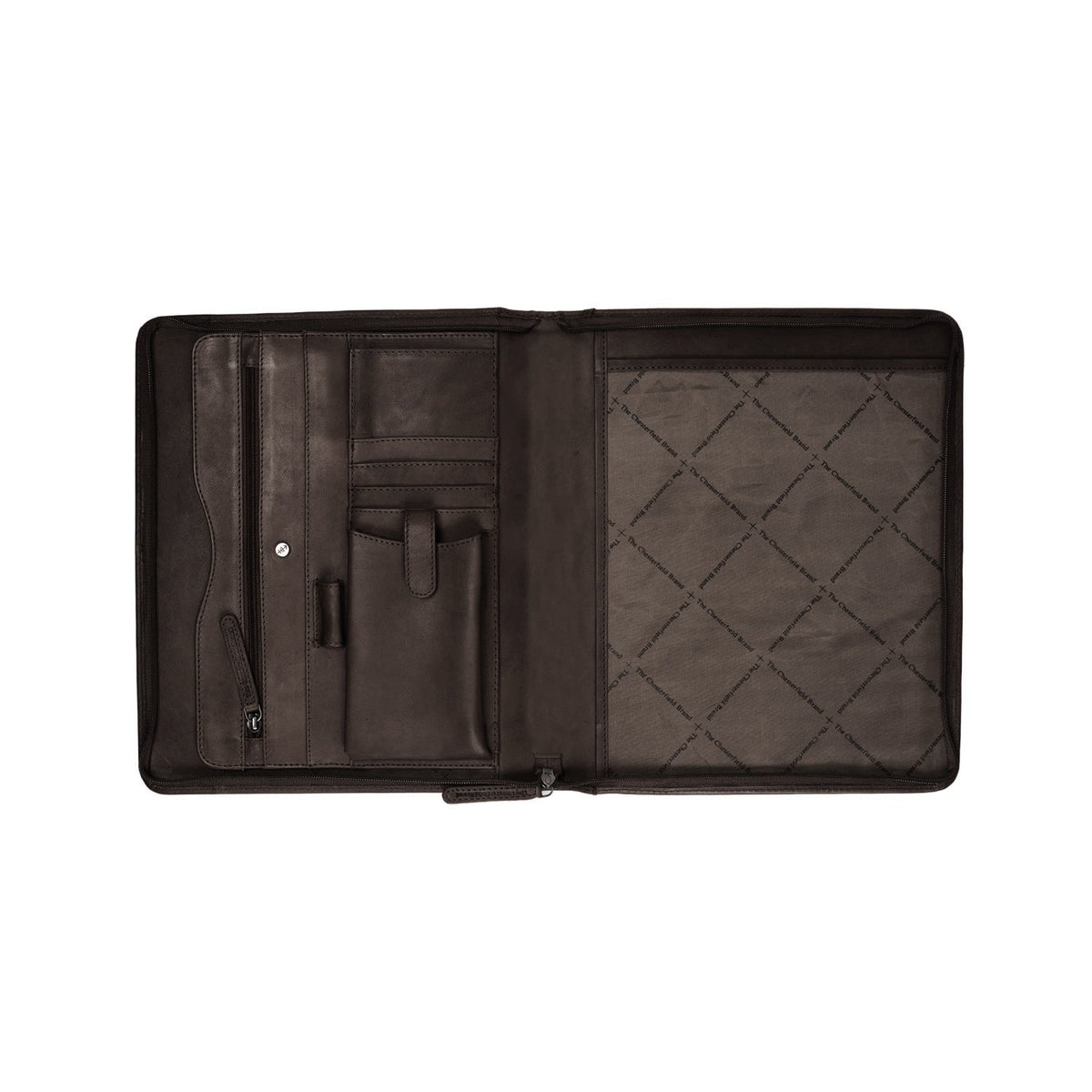 Tailored Rib Cuffs &amp; Hem Craftsmanship Construction Detail on Leather Portfolio Barnet da Donna