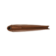 Cognac Leather Portfolio Barnet da Donna, detail view 3