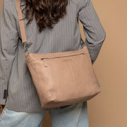 Astero Full-Grain Leather Shoulder Bag da Donna – Vista prodotto alternativa 2