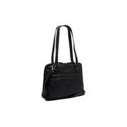 Belgrado Full-Grain Leather Shoulder Bag da Donna in Classic 100% Full-Grain Leather - Full Exterior Front Profile View | Acquista online
