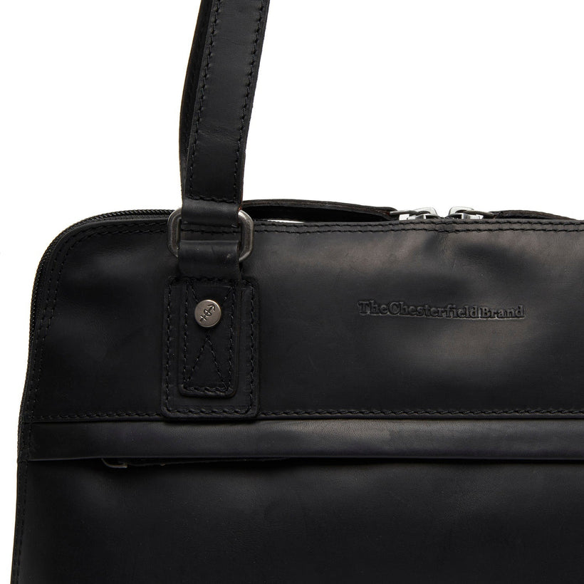 Belgrado Full-Grain Leather Shoulder Bag da Donna