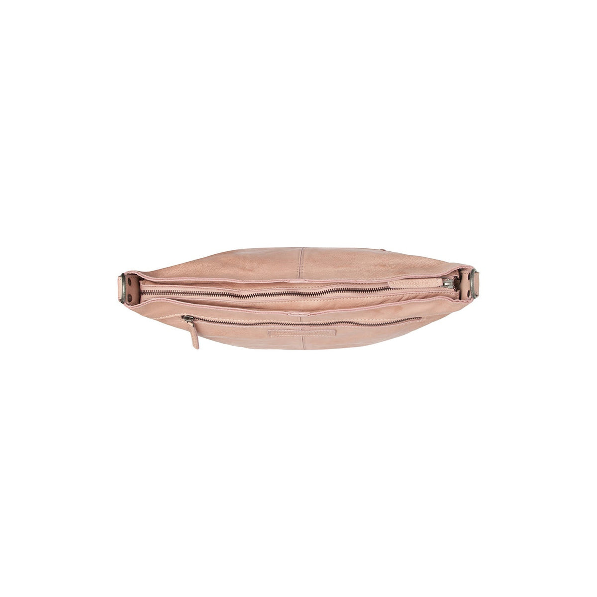 Bolivia Full-Grain Leather Shoulder Bag da Donna - Structured Side Profile Showing Gusset Depth &amp; Expansion Capacity