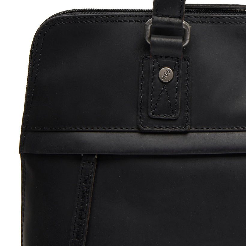 Branson Full-Grain Leather Shoulder Bag da Donna