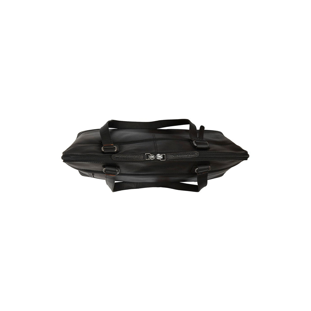 Branson Full-Grain Leather Shoulder Bag da Donna - Structured Side Profile Showing Gusset Depth &amp; Expansion Capacity