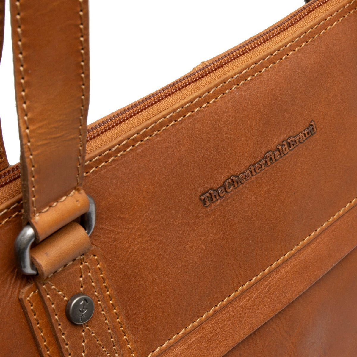 Branson Full-Grain Leather Shoulder Bag da Donna – Vista prodotto alternativa 3