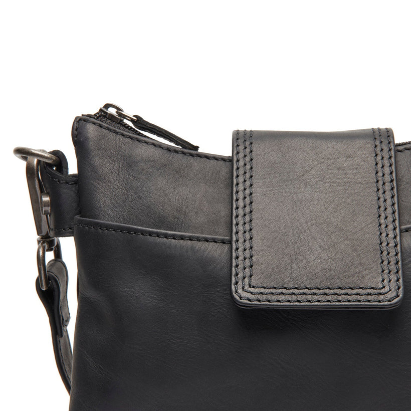 Calora Full-Grain Leather Shoulder Bag da Donna