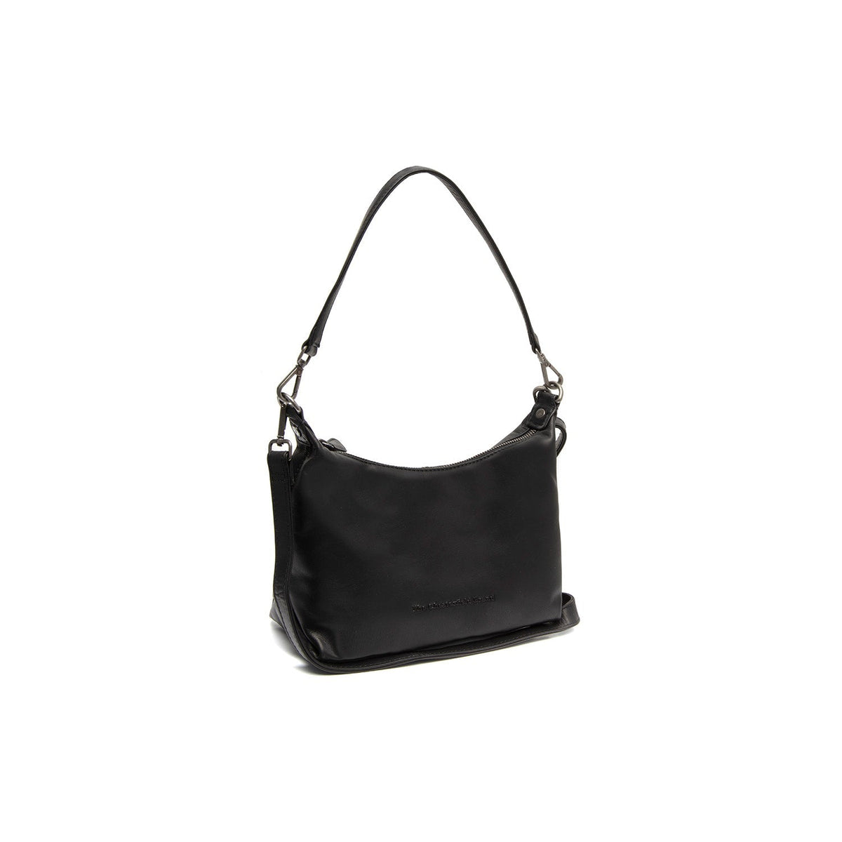Christie Full-Grain Leather Shoulder Bag in Classic 100% Full-Grain Leather - Full Exterior Front Profile View | Acquista online