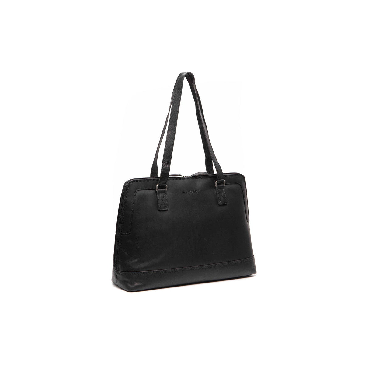 Elvar Full-Grain Leather Shoulder Bag da Donna in Classic 100% Full-Grain Leather - Full Exterior Front Profile View | Acquista online