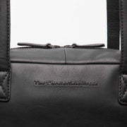 
Classic 100% Full-Grain leather Bag - Prospettiva posteriore con spallacci in pelle rinforzati