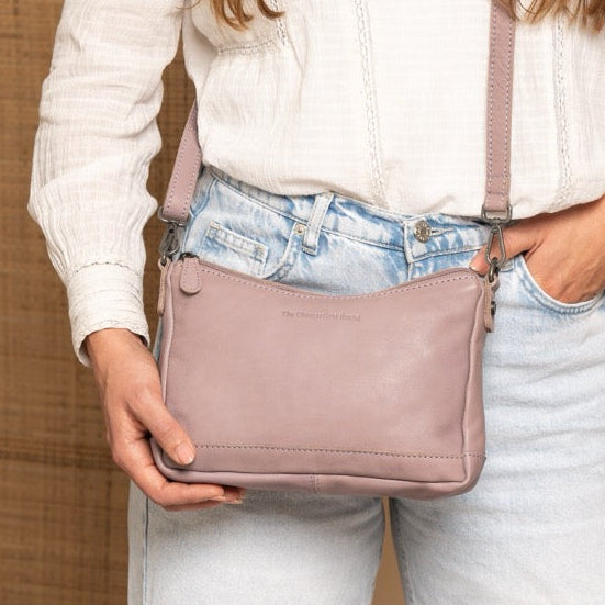 Irving Full-Grain Leather Shoulder Bag da Donna – Vista prodotto alternativa 2
