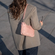 Irving Full-Grain Leather Shoulder Bag da Donna – Vista prodotto alternativa 3