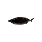 Jen Full-Grain Leather Shoulder Bag da Donna - Structured Side Profile Showing Gusset Depth &amp; Expansion Capacity