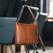 Jen Full-Grain Leather Shoulder Bag da Donna – Vista prodotto alternativa 2