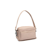 Liora Full-Grain Leather Shoulder Bag da Donna in Classic 100% Full-Grain Leather - Full Exterior Front Profile View | Acquista online