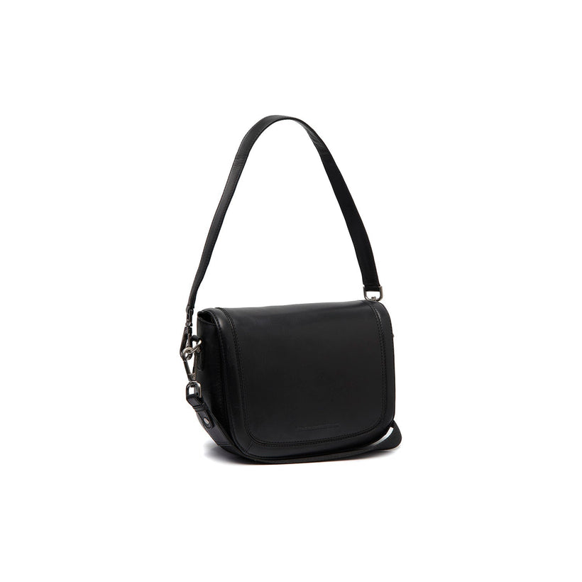 Lizzola Full-Grain Leather Shoulder Bag da Donna
