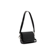 Marcella Full-Grain Leather Shoulder Bag da Donna in Classic 100% Full-Grain Leather - Full Exterior Front Profile View | Acquista online