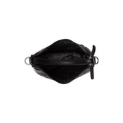 Marle Full-Grain Leather Shoulder Bag da Donna - Structured Side Profile Showing Gusset Depth &amp; Expansion Capacity