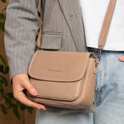 Miloa Full-Grain Leather Shoulder Bag da Donna – Vista prodotto alternativa 2