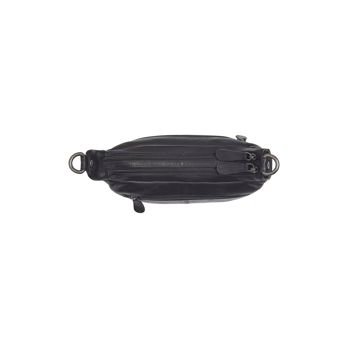 Mirave Full-Grain Leather Shoulder Bag da Donna - Structured Side Profile Showing Gusset Depth &amp; Expansion Capacity