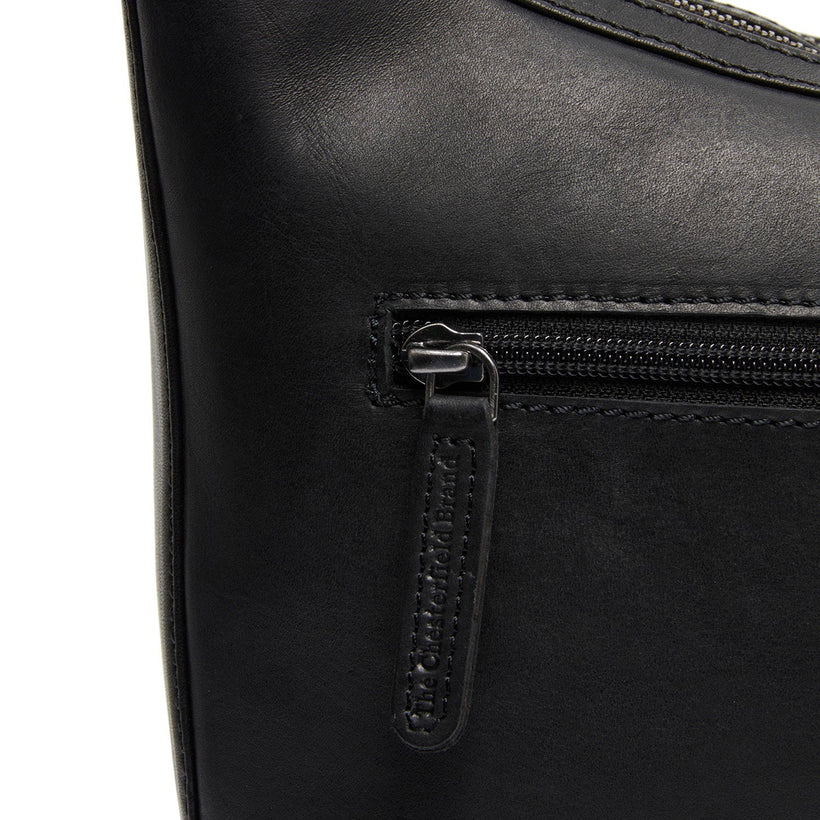 Moneva Full-Grain Leather Shoulder Bag da Donna