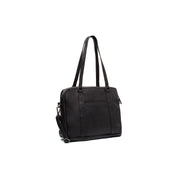 Pretoria Full-Grain Leather Shoulder Bag da Donna in Classic 100% Full-Grain Leather - Full Exterior Front Profile View | Acquista online