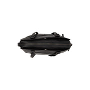 Pretoria Full-Grain Leather Shoulder Bag da Donna - Structured Side Profile Showing Gusset Depth &amp; Expansion Capacity