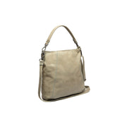 Sintra Full-Grain Leather Shoulder Bag da Donna in Classic 100% Full-Grain Leather - Full Exterior Front Profile View | Acquista online