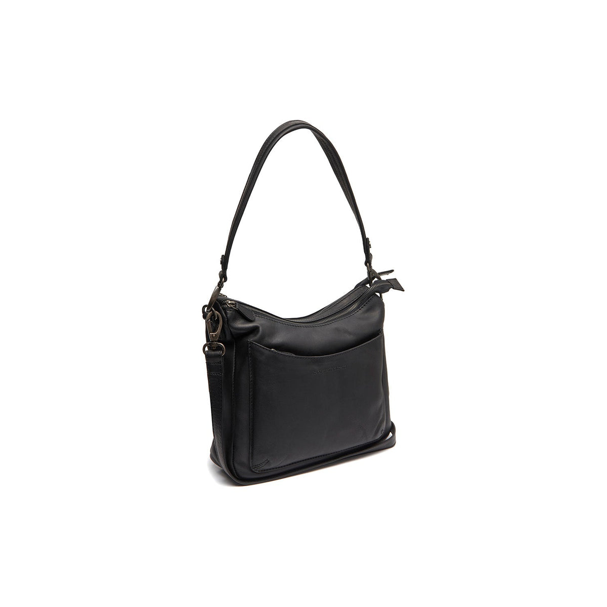 
Tivra Borsa a spalla in pelle pieno fiore in classica vera pelle pieno fiore 100% - Full Exterior Vista frontale e silhouette sartoriale | Acquista online