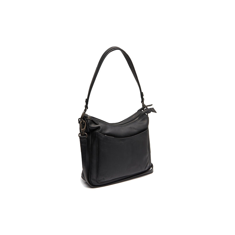 Tivra Full-Grain Leather Shoulder Bag da Donna
