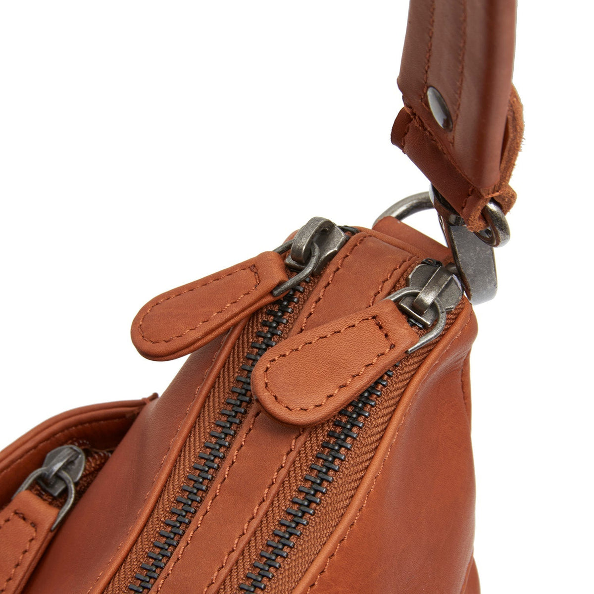 
Tivra Borsa a spalla in pelle pieno fiore – alternate product view 3