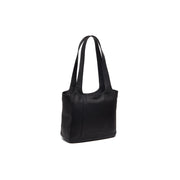 Tofino Full-Grain Leather Shoulder Bag da Donna in Classic 100% Full-Grain Leather - Full Exterior Front Profile View | Acquista online