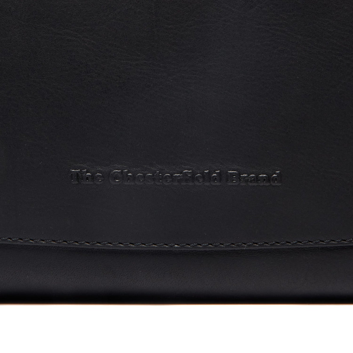 Classic 100% Full-Grain leather Bag - Rear Perspective Showing Reinforced Leather Straps &amp; Stitching