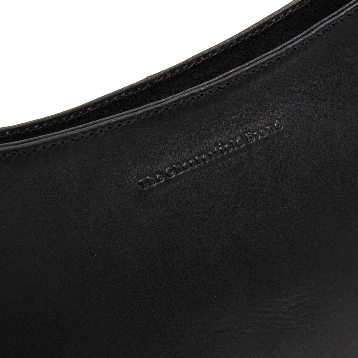 Solid Antique Brass Hardware &amp; Heavy-Duty Dual Zipper Detail on Valentano Borsa a tracolla in pelle pieno fiore