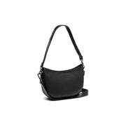 Valentano Borsa a tracolla in pelle pieno fiore in Tan 100% Full-Grain Leather - Full Exterior Front Profile View | Acquista online