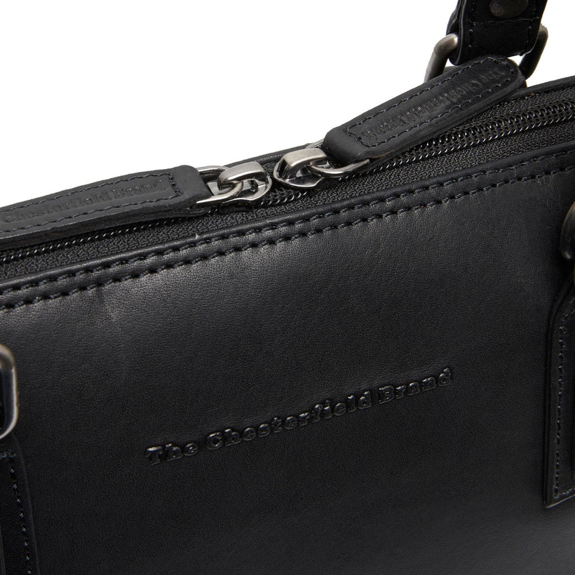 Viamonte Full-Grain Leather Shoulder Bag da Donna