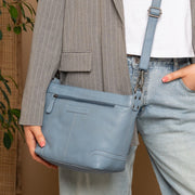 Zarita Full-Grain Leather Shoulder Bag da Donna – Vista prodotto alternativa 3