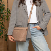 Zarita Full-Grain Leather Shoulder Bag da Donna – Vista prodotto alternativa 3
