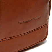 Cognac Leather Sling Bag Riga da Donna, detail view 4